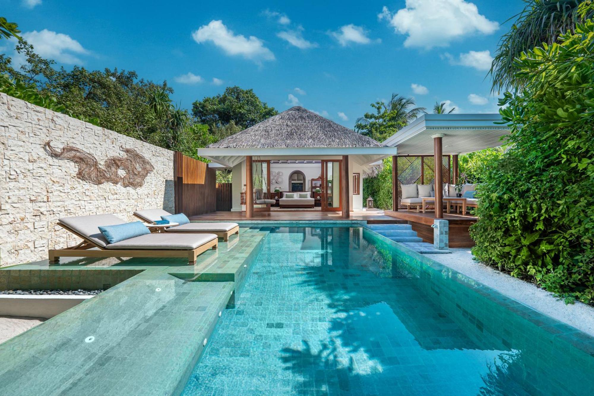 Villa Família de 1 Quarto na Praia com Piscina